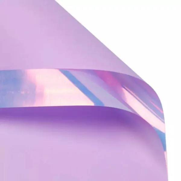 D24(04) IRIDESCENT FROSTED SHEETS PURPLE (20 Sheets) 58cm x 58cm