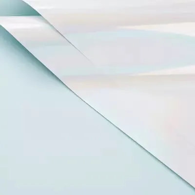 D24A(03) IRIDESCENT FROSTED SHEETS LIGHT BLUE (10 Sheets) 58cm x 58cm