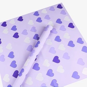 D32(05) Neon Heart Korean sheet "Purple" (20 Sheets) 58cm x 58cm