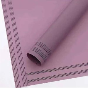 D40(04) LINE BORDER FROSTED SHEETS "TARO" (20 Sheets) 58cm x 58cm