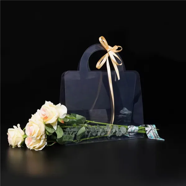 D42(01) PVC FLOWER BAG TRANSPARENT (20 Sheets) 58cm x 58cm