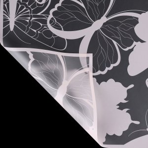D50(01) BUTTERFLY MATT-PAPER SHEETS "PINK" (20 Sheets) 58cm x 58cm