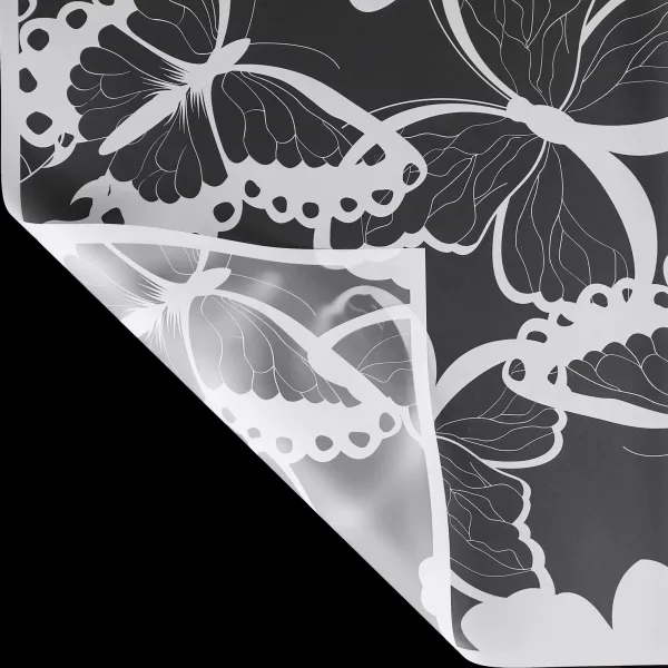 D50(04) BUTTERFLY MATT-PAPER SHEETS "WHITE" (20 Sheets) 58cm x 58cm