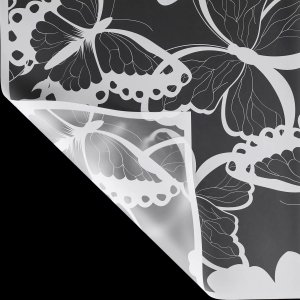 D50(04) BUTTERFLY MATT-PAPER SHEETS "WHITE" (20 Sheets) 58cm x 58cm