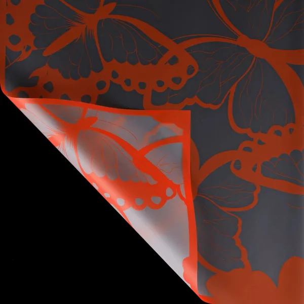 D50(06) BUTTERFLY MATT-PAPER SHEETS "RED" (20 Sheets) 58cm x 58cm