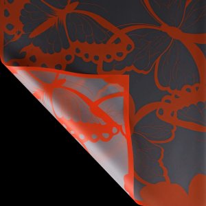 D50(06) BUTTERFLY MATT-PAPER SHEETS "RED" (20 Sheets) 58cm x 58cm