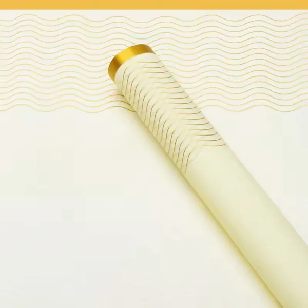D52(02) Zig Zag outline Printed Sheet, (20 Sheets) 57cm x 57cm "L. Yellow"