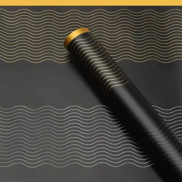 D52(06) Zig Zag outline Printed Sheet, (20 Sheets) 57cm x 57cm "Black"