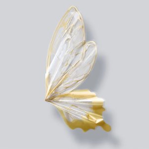 D73A(03) BOPP Butterfly Wrapping Sheet "GOLD" (10 Sheets) 50cm x 56cm