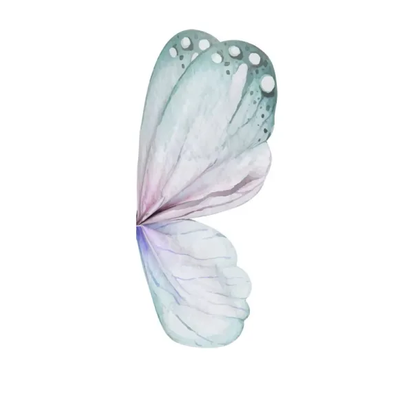 D73B(02) PAPER Butterfly Wrapping Sheet "CARDAMOM" (10 Sheets) 50cm x 56cm