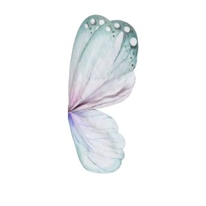 D73B(02) PAPER Butterfly Wrapping Sheet "CARDAMOM" (10 Sheets) 50cm x 56cm