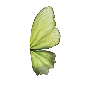 D73B(06) PAPER Butterfly Wrapping Sheet "BEANS GREEN" (10 Sheets) 50cm x 56cm