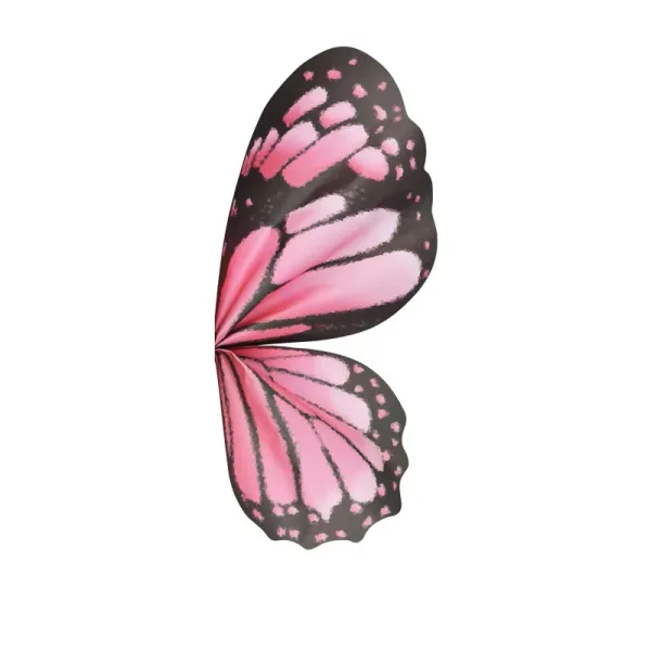 D73B(08) PAPER Butterfly Wrapping Sheet "ROSE" (10 Sheets) 50cm x 56cm