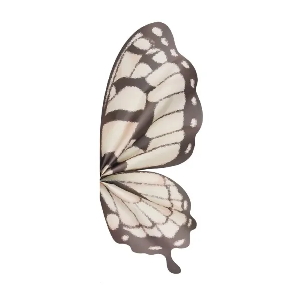 D73B(09) PAPER Butterfly Wrapping Sheet "GREY" (10 Sheets) 50cm x 56cm