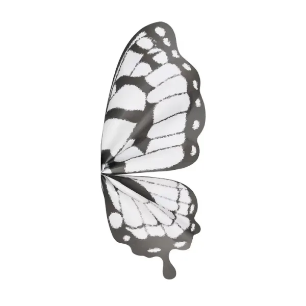 D73B(10) PAPER Butterfly Wrapping Sheet "BLACK" (10 Sheets) 50cm x 56cm