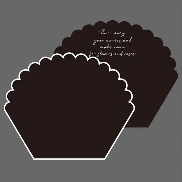 D75(01) Unique Petal Rose Wrapping Sheet "WHITE" (10 Sheets) 55cm x 44cm