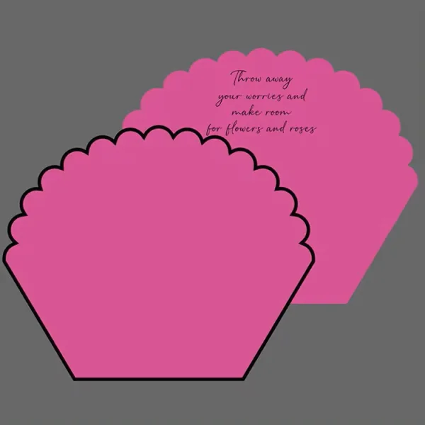 D75(05) Unique Petal Rose Wrapping Sheet "FUCHSIA" (10 Sheets) 55cm x 44cm