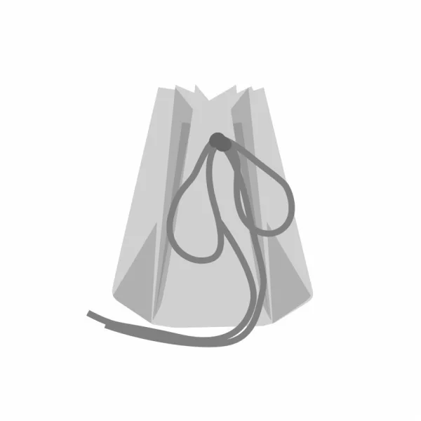 D78A Rigid Flower Packing Bag "Transparent" Size 16x15cm