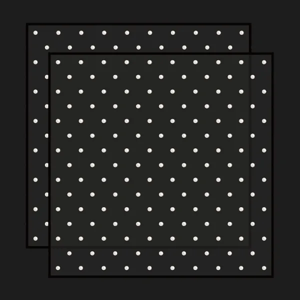 D82 Pearl Demon Edge Sheets  "Black" (20 Sheets) 58cm x 58cm