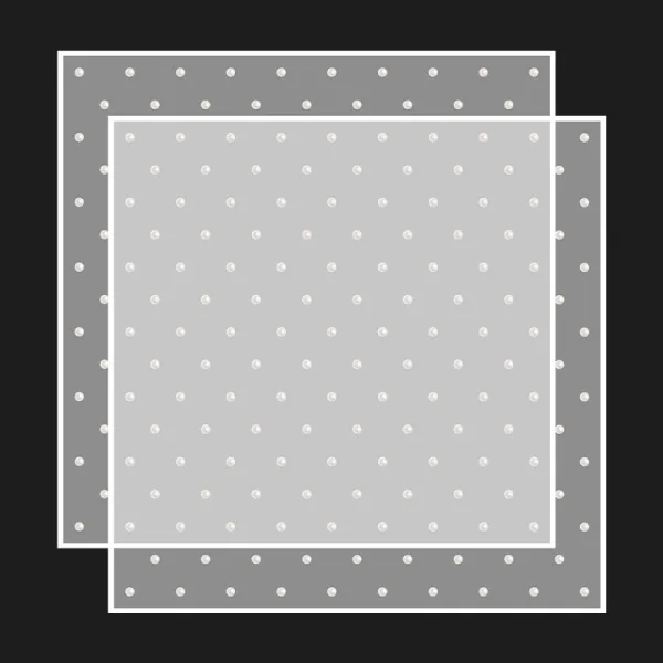 D82 Pearl Demon Edge Sheets  "White" (20 Sheets) 58cm x 58cm