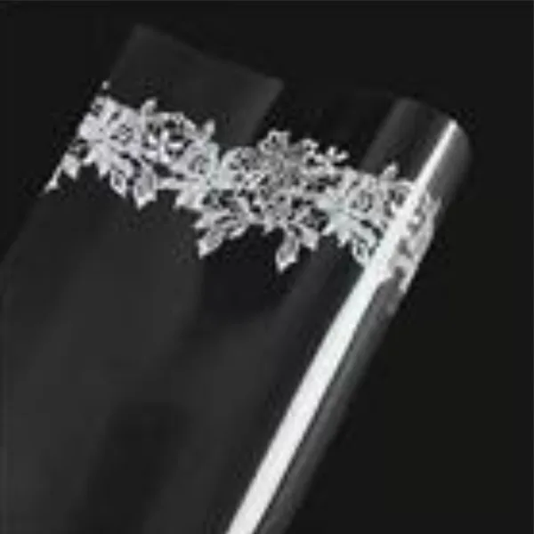 D83 New Lace Border Sheets Type-D "White" (20 Sheets) 58cm x 58cm