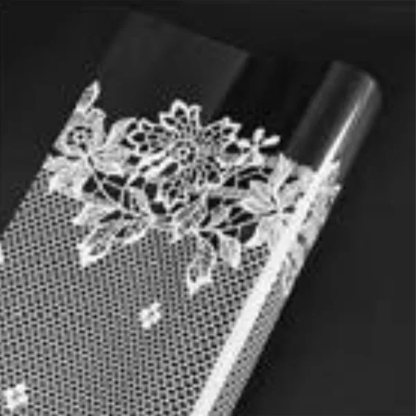 D83 New Lace Border Sheets Type-B "White" (20 Sheets) 58cm x 58cm