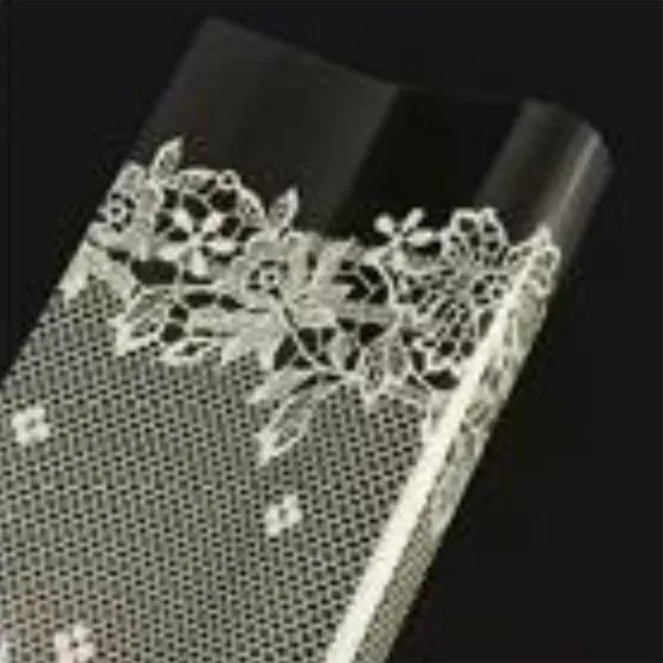 D83 New Lace Border Sheets Type-B "Cream" (20 Sheets) 58cm x 58cm