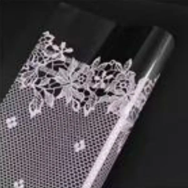 D83 New Lace Border Sheets Type-B "Pink" (20 Sheets) 58cm x 58cm