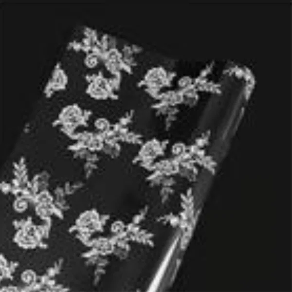 D83 New Lace Border Sheets Type-C "White" (20 Sheets) 58cm x 58cm