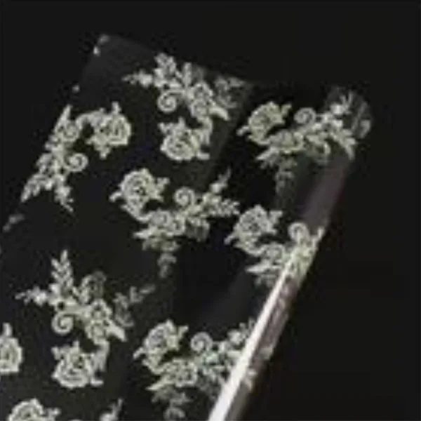 D83 New Lace Border Sheets Type-C "Cream" (20 Sheets) 58cm x 58cm