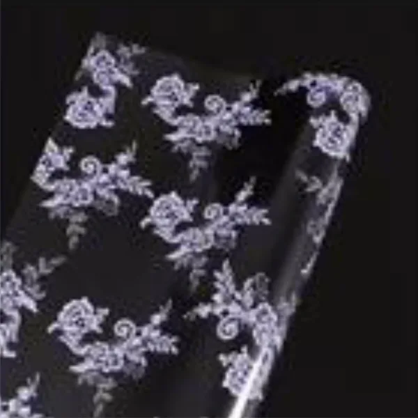 D83 New Lace Border Sheets Type-C "Purple" (20 Sheets) 58cm x 58cm