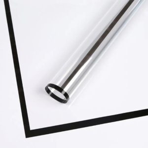 D21(05) Transparent Sheets with "Black Border" (20 Sheets) 58cm x 58cm