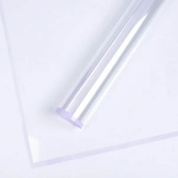 D21(06) Transparent Sheets with "Purple Border" (20 Sheets) 58cm x 58cm
