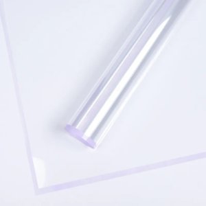 D21(06) Transparent Sheets with "Purple Border" (20 Sheets) 58cm x 58cm