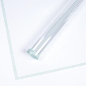 D21(11) Transparent Sheets with "Sky Blue Border" (20 Sheets) 58cm x 58cm