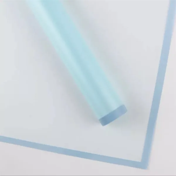 D4(02) Single Color with Dark Edge Sky Blue (20 Sheets) 58cm x 58cm