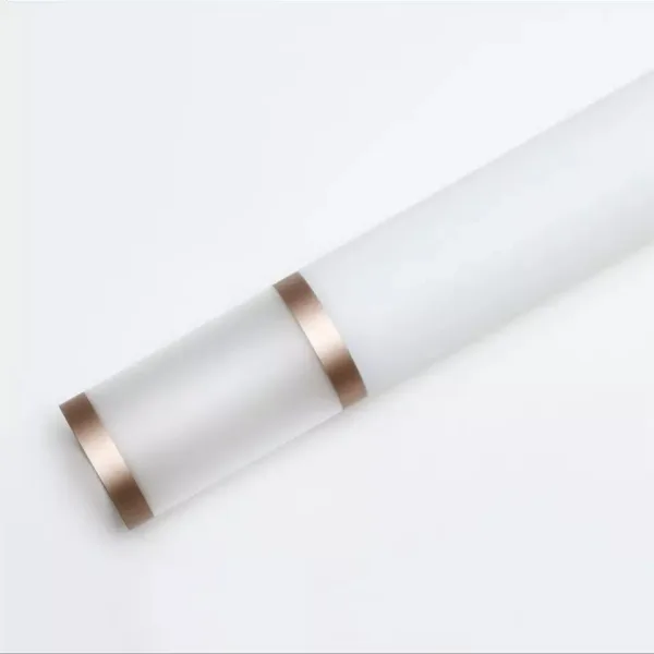 D9(01) Transparent Border with Double Line Gold Edge, White (20 Sheets) 58cm x 58cm