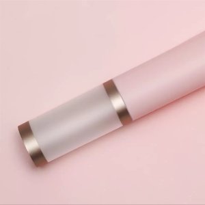 D9(05) Transparent Border with Double Line Gold Edge, Pink (20 Sheets) 58cm x 58cm