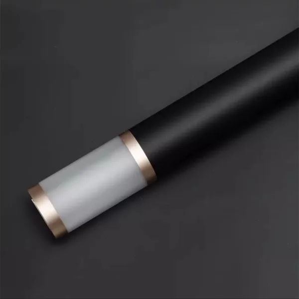 D9(16) Transparent Border with Double Line Gold Edge, Black (20 Sheets) 58cm x 58cm