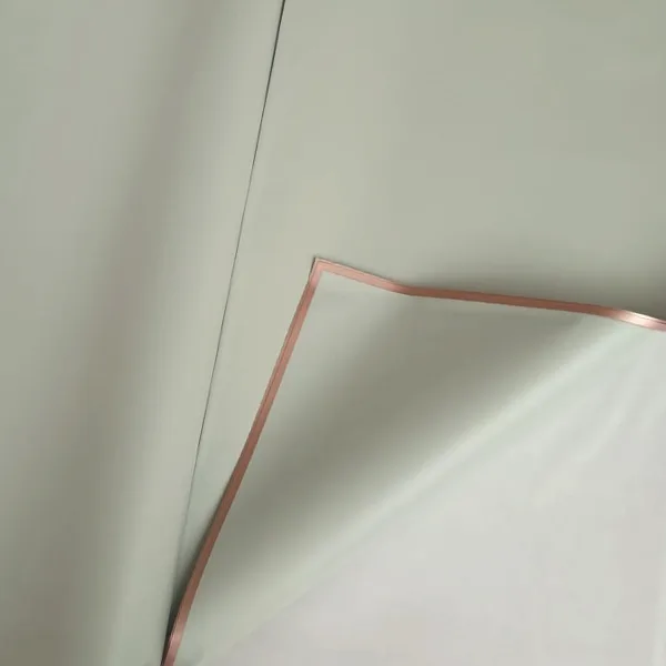 Gray Frosted Sheets Double Side Gold Edge (20 Sheets) 58cm x 58cm