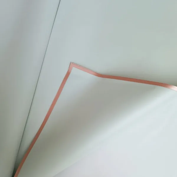 D8 Teal Frosted Sheets Double Side Gold Edge (20 Sheets) 58cm x 58cm