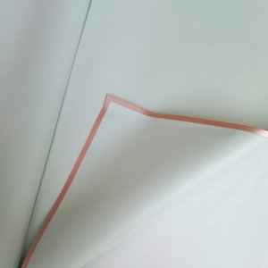 D8 Teal Frosted Sheets Double Side Gold Edge (20 Sheets) 58cm x 58cm