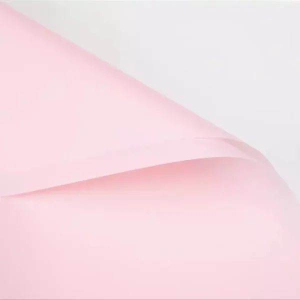 D1(03) Pink Venus Frosted Sheets Plain (20 Sheets) 58cm x 58cm