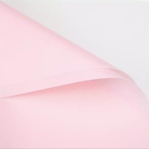 D1(03) Pink Venus Frosted Sheets Plain (20 Sheets) 58cm x 58cm