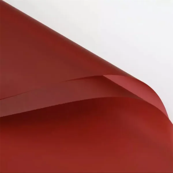 D1(25) Wine Frosted Sheets Plain (20 Sheets) 58cm x 58cm