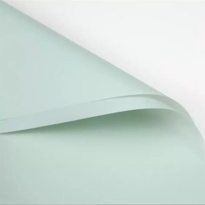 D1(30) Green Frosted Sheets Plain (20 Sheets) 58cm x 58cm