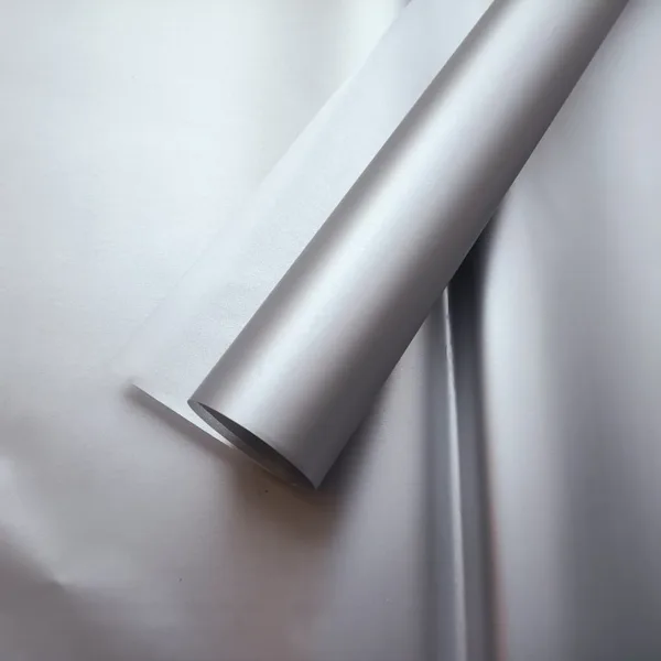 D1 Silver Frosted Sheet Plain (20 Sheets) 58cm x 58cm