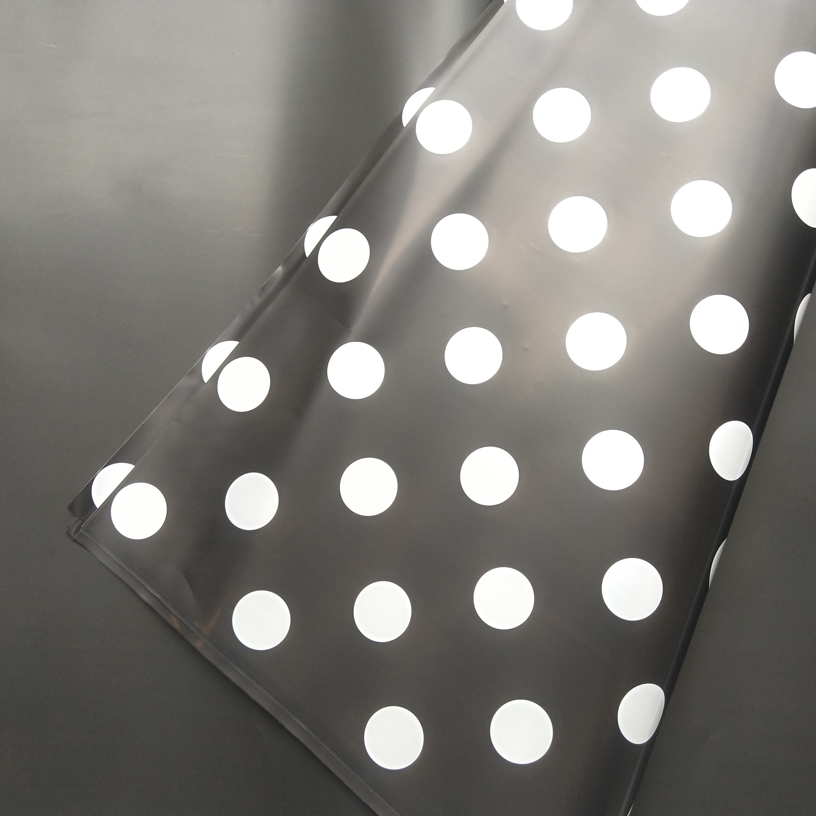 Polka Print Frosted Black Polka Print Frosted Black