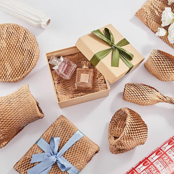 Honeycomb Craft Paper Sheet, (10 Sheets) 50cm x 40cm "Brown"