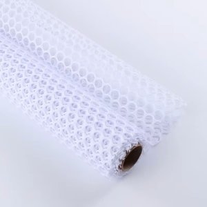 Honeycomb Fabric Roll "White" (1 Roll), Size: 60cm x 5Yards